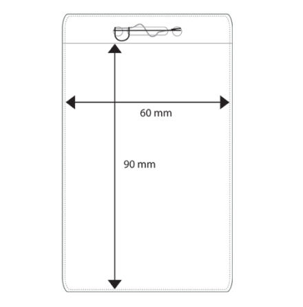 Plastficka Stende 60x90