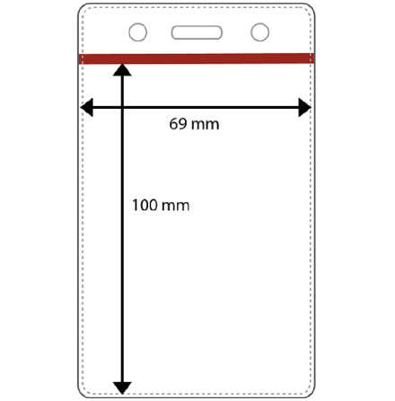Plastficka Vattenresistent 69x100mm