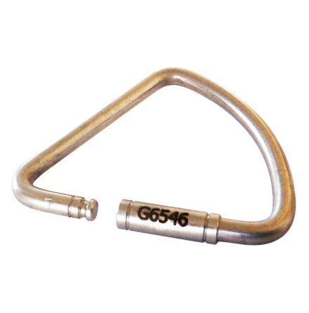 H�gs�kerhetsnyckelring rostfritt st�l